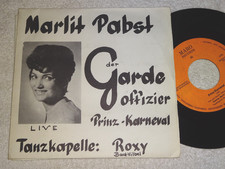 Single, Schlager: Marlit Pabst /Tanzkapelle Roxy (Bad Vilbel)- Der Gardeoffizier