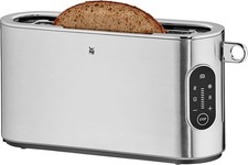 WMF Lumero Toaster 2 Scheiben, Langschlitz mit Brötchenaufsatz, XXL, 10 Modis