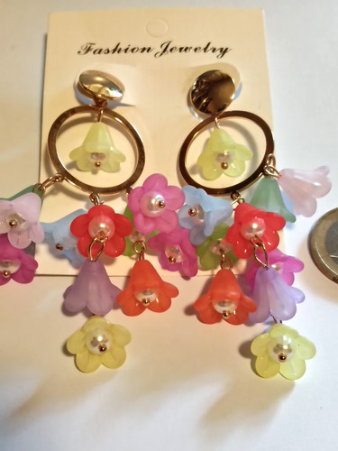 Ohrstecker goldfarben hänger - ohrstecker,