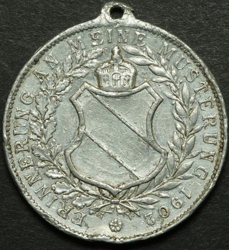 Militär alu medaille - militÄr:, alu-medaille