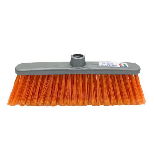 Silberner weichplastikbesen - silberner,