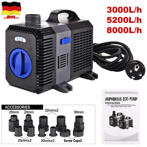 3000 8000l teichpumpe super - teichpumpe,