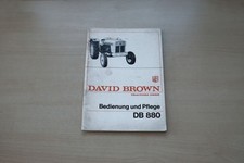 193147) David Brown DB 880 Schlepper Handbuch 197?