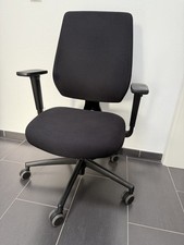schwarzer Bürostuhl speed-o von Dauphin mit Syncro-Relax-Automatic® (wie neu)