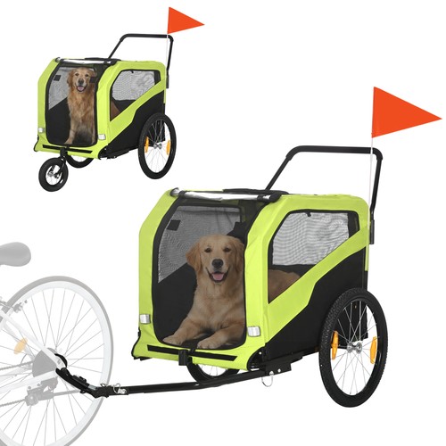 1 hundeanhänger - 2-in-1,