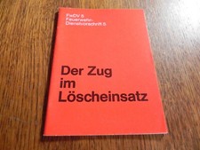 Buch Kohlhammer Die Roten Hefte FwDV 5 Der Zug im Löscheinsatz Feuerwehr