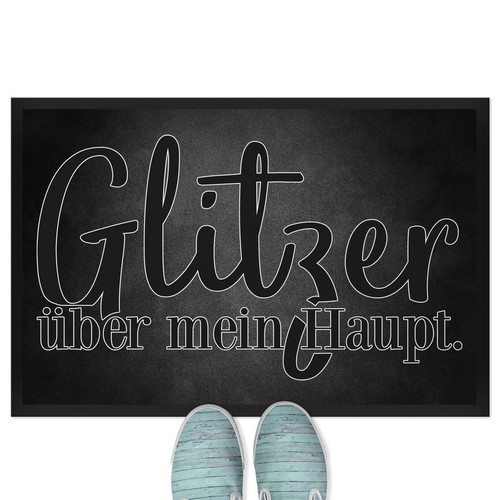 Glitzer über mein haupt - glitzer,