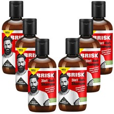 6x 50ml Brisk Bartöl pflegt