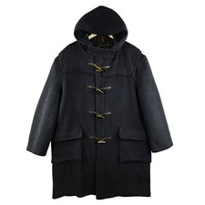 Gloverall Dufflecoat Herren dunkelblau Wolle Größe 40 UK Große L