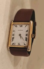 Alpina Handaufzug Uhr Vintage Retro Sammler 