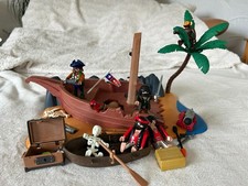 Playmobil 6481Piraten Schiffswrack mit Kanone und Boot