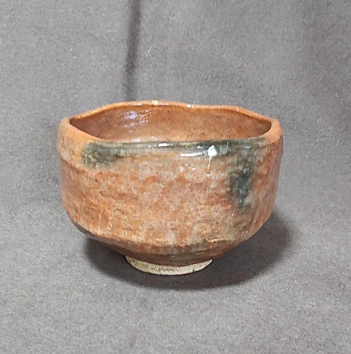 Japanische aka raku - chawan, rot