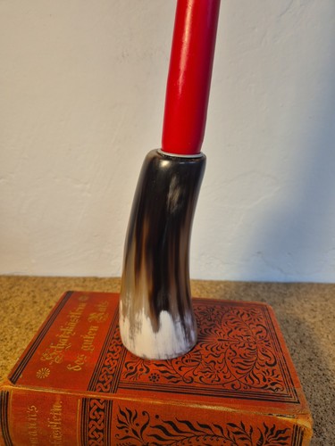 Kerzenständer 14cm horn - kerzenständer,