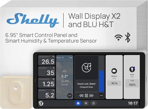 Shelly smart wall display - wall,