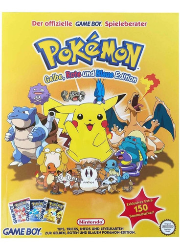Pokemon rot blau gelb - rot,