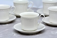 Rosenthal Classic Pearl Anna weiß große Tasse Kaffeetasse mit U. H.7cm /ø 8,8 cm