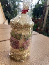 Veilchen Wachskerze neu, stilvoll, sehr dekorativ, alte Wachskunst, für Sammler