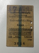 1953 alte Arbeiter Wochen