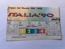 Eintrittskarte Ticket FIFA WM WC  1990 Finale Deutschland - Argentinien