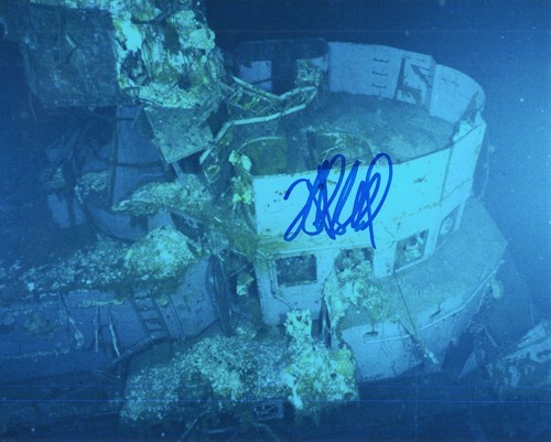Robert ballard signed titanic - signed,