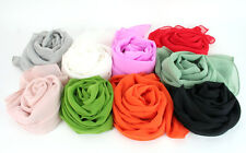 NEU moderner Chiffonschal leichter Schal Hochzeit Abendkleid Stola Tuch 7136