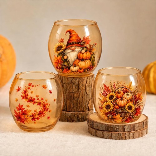 Teelichthalter glas 3er - glas, set
