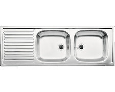 Spüle Blanco TOP EZS 12 X 4-2 1235 x 435 mm edelstahl naturfinish 500374