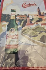 Werbeschild Orginal Budweiser - Budvar ,neu