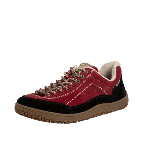 Rieker leder sneaker rot - leder,