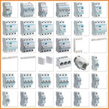 Hager FI/ LS Leitungsschutzschalter, Phasenschiene MBN/MCN/MBS/MCS, CDS/CDA/CFA