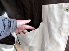 3462 Black Fashion Hamburg Lagenlook Leinen Jacke braun-beige mit gr. Tasche