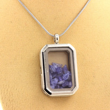 Tansanit Anhänger roh