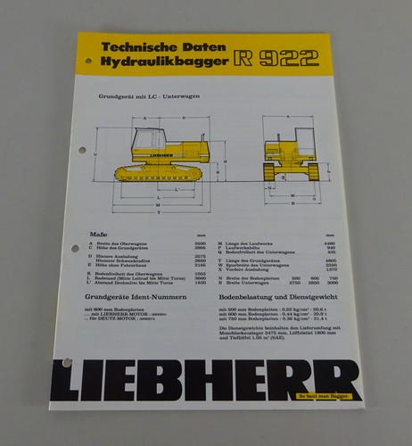Prospekt broschüre liebherr - /,