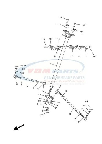 Spurstange m10 für suzuki ltz - suzuki,
