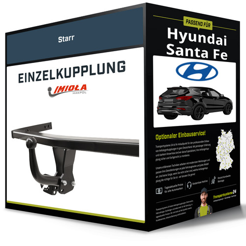 Starre anhängerkupplung für - starre,
