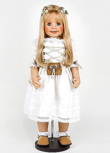 Künstlerpuppe chrissi - 92, cm,