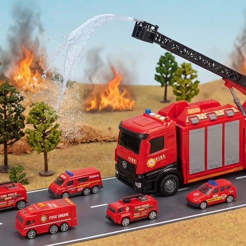 Kinder feuerwehrauto spielzeug - feuerwehrauto,