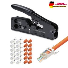 RJ45 Crimpzange + 12 Cat7
