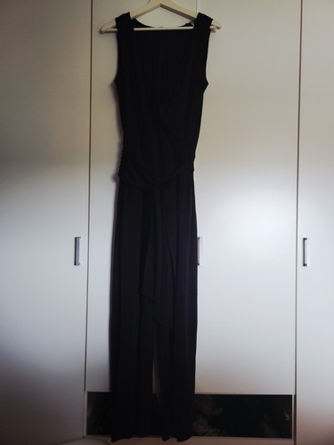 Damen jumpsuit overall - jumpsuit, schwarz