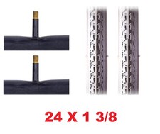 2x Luft Rollstuhl Reifen 24 x