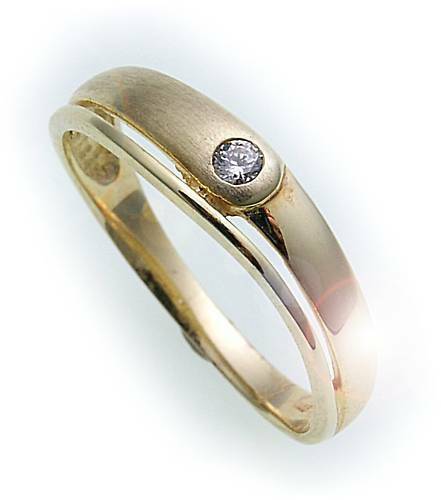 Kinder ring zirkonia echt - echt, gold