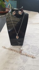Sehr schönes Schmuck Set , ungetragen, silber , Beryll/Morganit?