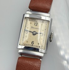Helvetia Armbanduhr Damen Uhr Mechanisch Art Deco 50’s -9x15mm Swiss Made