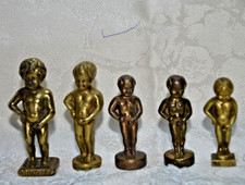 5 x Messing Metall Figur