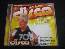 2 CD  Ilja Richter  40 Jahre Disco  70's DISCO  Sehr guter Zustand  40 Tracks