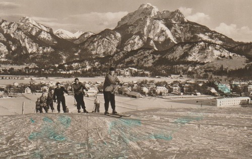 Wintersportplatz füssen - ak,
