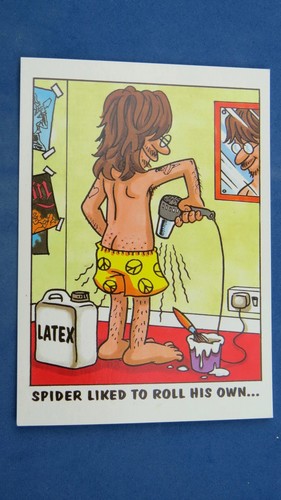 Moderne comic postkarte tattoo - moderne,