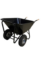 Hofkarre 280 L, schwarze Mulde, 2Rad Schubkarre, Pferdekarre, Großmuldenkarre