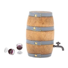 Mini Weinfass Weinglas Modell