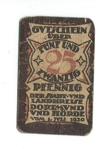 Notgeld dortmund städte und - städte,